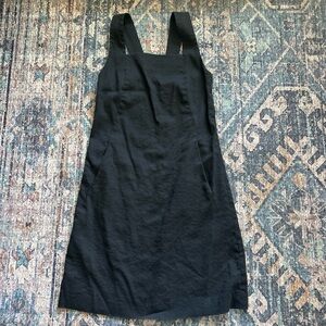 Theory Black Linen Dress